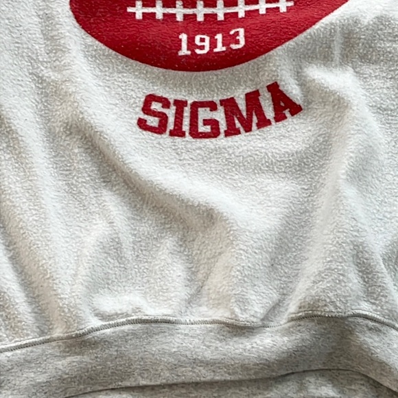 Phi sigma sigma inside out design sweatshirt sorority Greek life Sz Med - Picture 3 of 5